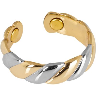 Magnetring gold silber Magnetring gold silber