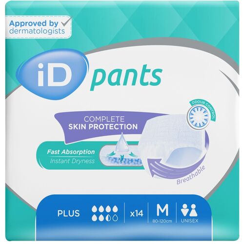 iD Aktiv-Slip unisex, 14 Stück weiss