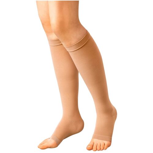 COMPRESSANA Stützstrümpfe mit offener Fußspitze hautfarben 4