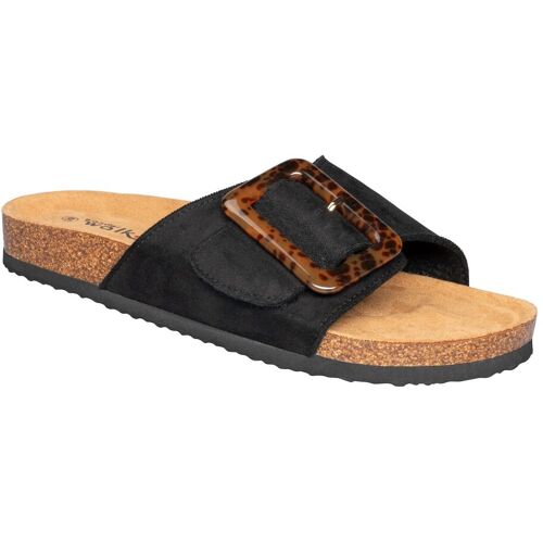 wonderwalk Klett-Pantolette „Miriam“ schwarz 39 Damen
