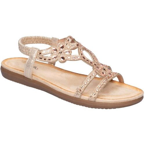 wonderwalk Komfort-Sandale "Elegant" gold 39 Damen