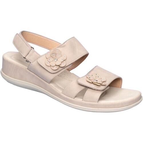 wonderwalk Bequem-Klettsandale „Daniela“ beige 40 Damen