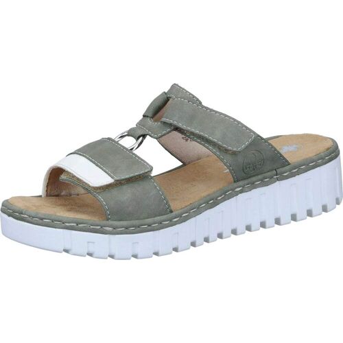 Rieker Pantoletten gruen 42 Damen