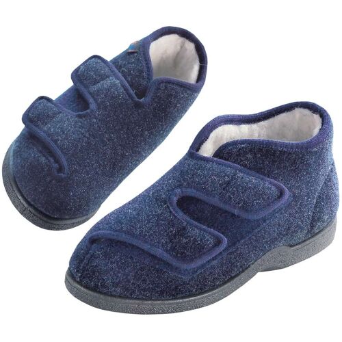 Walzvital Hausschuh mit Schurwolle blau 37 Damen