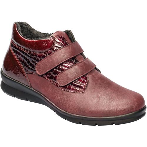 wonderwalk Klett-Stiefelette „Helga“ dunkelrot 41 Damen