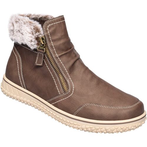 wonderwalk Kuschel-Stiefelette „Carmen“ braun 40 Damen