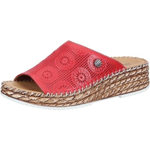 Manitu Damen Pantoletten rot 39 Damen