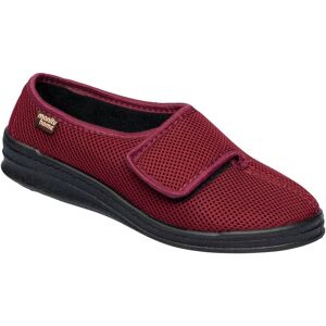 Manitu Hausschuh mit Klettverschluss "Komfort" rot 40 Damen Manitu Hausschuh mit Klettverschluss "Komfort" rot 40 Damen