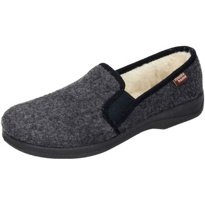 Manitu Herren-Schlupf-Hausschuh grau 44 Herren Manitu Herren-Schlupf-Hausschuh grau 44 Herren