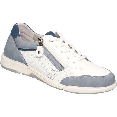 wonderwalk Komfort-Sneaker mit Leder-Decksohle „Lena“ blau 39 Damen wonderwalk Komfort-Sneaker mit Leder-Decksohle „Lena“ blau 39 Damen