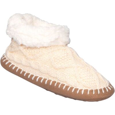 wonderwalk Home Hausschuh "Kuschelweich" beige 38 Damen wonderwalk Home Hausschuh "Kuschelweich" beige 38 Damen