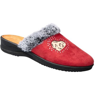 wonderwalk Home Hausschuh-Pantolette „von Herzen“ rot 36 Damen wonderwalk Home Hausschuh-Pantolette „von Herzen“ rot 36 Damen