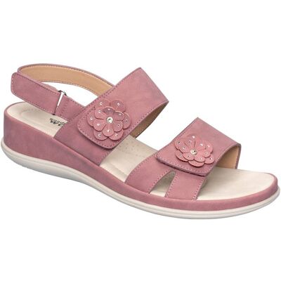 wonderwalk Bequem-Klettsandale „Daniela“ rosa 41 Damen wonderwalk Bequem-Klettsandale „Daniela“ rosa 41 Damen