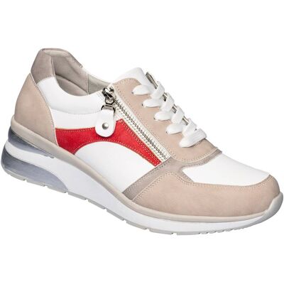 wonderwalk Komfort-Sneaker „Jasmin“ rot beige 41 Damen wonderwalk Komfort-Sneaker „Jasmin“ rot beige 41 Damen
