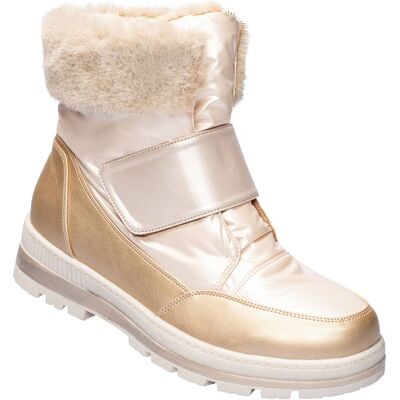 wonderwalk Klettstiefel „Leonita“ gold 42 Damen wonderwalk Klettstiefel „Leonita“ gold 42 Damen