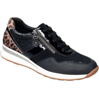 wonderwalk Komfort-Sneaker "Melanie" mit Leder-Decksohle schwarz 36 Damen wonderwalk Komfort-Sneaker "Melanie" mit Leder-Decksohle schwarz 36 Damen