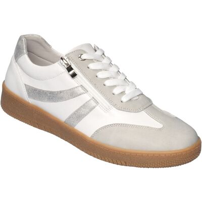 wonderwalk Leder-Sneaker „Lisa“ grau 39 Damen wonderwalk Leder-Sneaker „Lisa“ grau 39 Damen