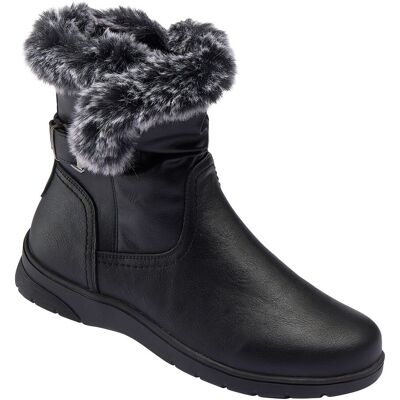 wonderwalk Winterstiefel mit Leder"Tatjana" schwarz 38 Damen wonderwalk Winterstiefel mit Leder"Tatjana" schwarz 38 Damen