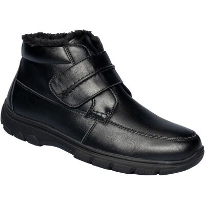 wonderwalk Klett-Stiefel mit Leder „Herrmann“ schwarz 44 Herren wonderwalk Klett-Stiefel mit Leder „Herrmann“ schwarz 44 Herren
