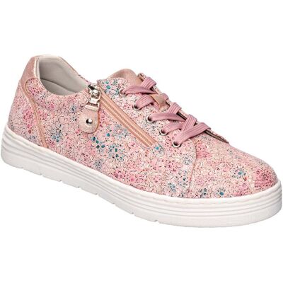 wonderwalk Komfort-Sneaker „Flower Power“ rosa 37 Damen wonderwalk Komfort-Sneaker „Flower Power“ rosa 37 Damen