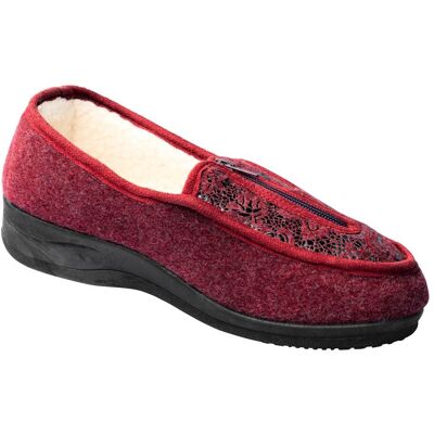 wonderwalk Home Kuschel-Mokassin „Kalinka“ rot 42 Damen wonderwalk Home Kuschel-Mokassin „Kalinka“ rot 42 Damen