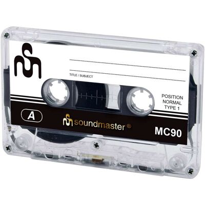 Soundmaster Leerkassetten, 5 Stück schwarz Soundmaster Leerkassetten, 5 Stück schwarz
