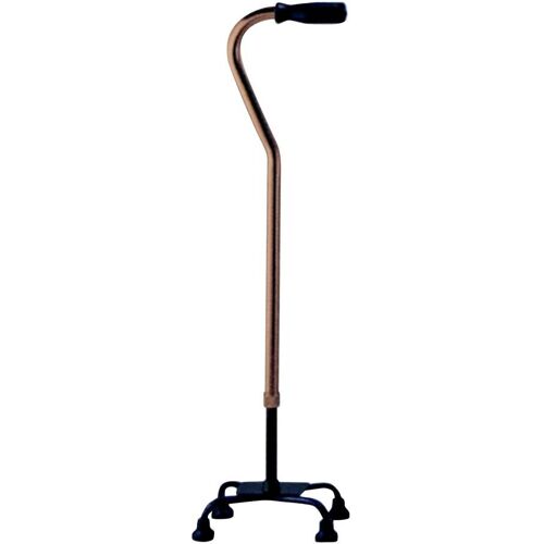 Antar Gehstock, Vierfußgehhilfe, höhenverstellbar bronze