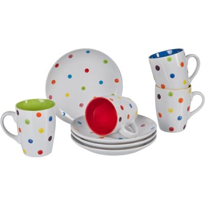 Walzvital Geschirrset, 8-teilig weiss Tasse, Füllmenge: 330 ml Teller: je 19 x 19 x 2,5 Walzvital Geschirrset, 8-teilig weiss Tasse, Füllmenge: 330 ml Teller: je 19 x 19 x 2,5