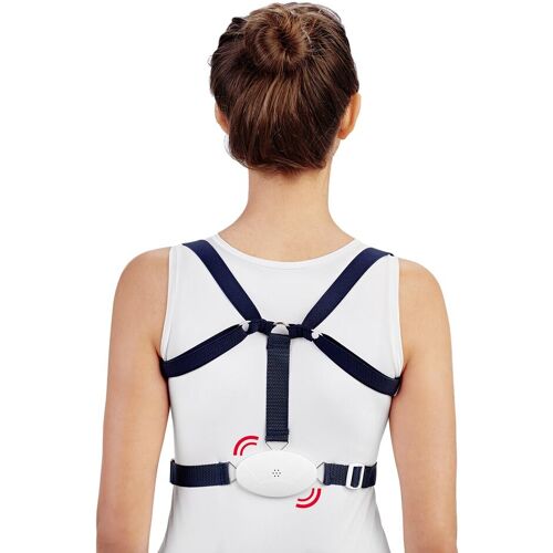 Antar Geradehalter, vibrierend schwarz grau L