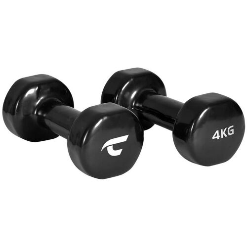 christopeit sport Vinyl Hanteln "Beauty Bells", 2 x 4 kg schwarz