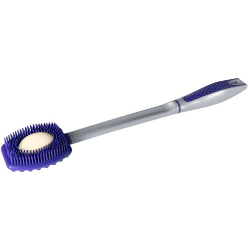 TRI Silikon-Wellness-Bürste grau violett