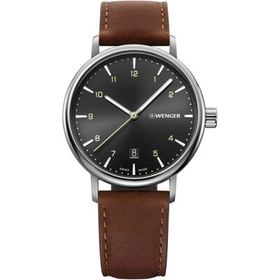 Wenger 01.1731.115 Metropolitan Herrenuhr 40mm 10ATM Wenger 01.1731.115 Metropolitan Herrenuhr 40mm 10ATM
