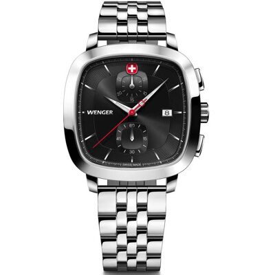 Wenger 01.1933.101 Herrenuhr Vintage Classic Chronograph 40mm 5ATM Wenger 01.1933.101 Herrenuhr Vintage Classic Chronograph 40mm 5ATM