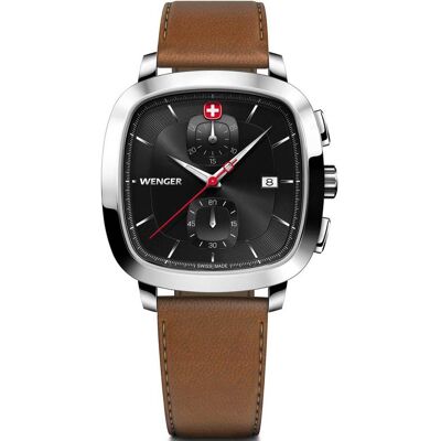 Wenger 01.1933.102 Herrenuhr Vintage Classic Chronograph 40mm 5ATM Wenger 01.1933.102 Herrenuhr Vintage Classic Chronograph 40mm 5ATM