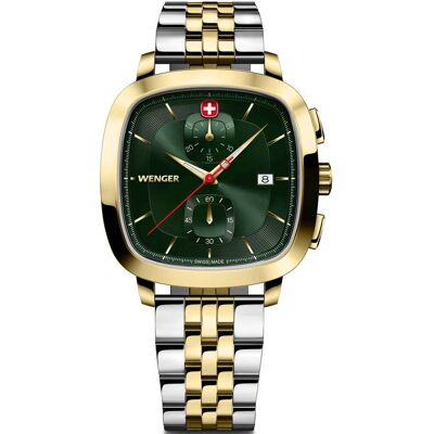 Wenger 01.1933.105 Herrenuhr Vintage Classic Chronograph 40mm 5ATM Wenger 01.1933.105 Herrenuhr Vintage Classic Chronograph 40mm 5ATM