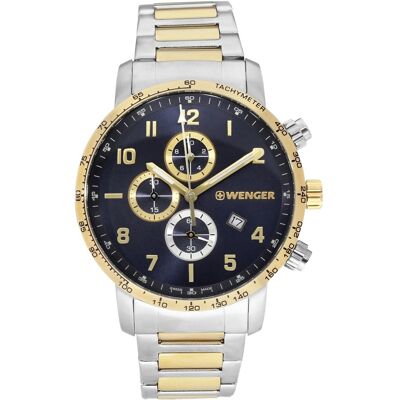 Wenger 01.1543.112 Attitude Chronograph Herrenuhr 44mm 10ATM Wenger 01.1543.112 Attitude Chronograph Herrenuhr 44mm 10ATM