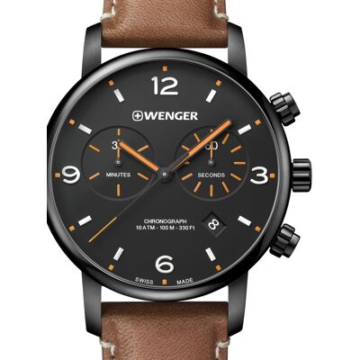Wenger 01.1743.113 Urban Metropolitan Chronograph Herrenuhr 44mm 10ATM Wenger 01.1743.113 Urban Metropolitan Chronograph Herrenuhr 44mm 10ATM