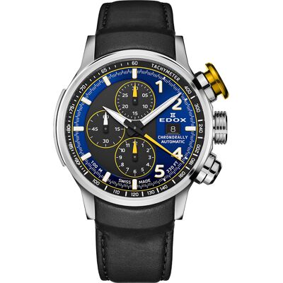 Edox 01129-TTNJCN-BUNJ Chronorally Automatik Herrenuhr 45mm 10ATM Edox 01129-TTNJCN-BUNJ Chronorally Automatik Herrenuhr 45mm 10ATM