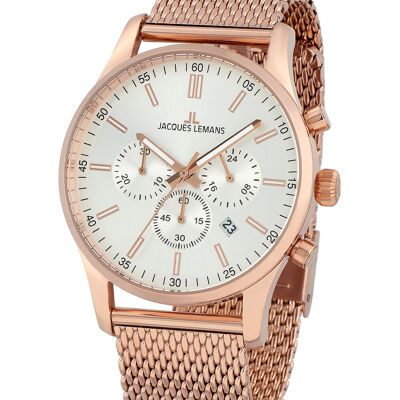 Jacques Lemans 1-2025J London Chronograph Herrenuhr 42mm 10ATM Jacques Lemans 1-2025J London Chronograph Herrenuhr 42mm 10ATM