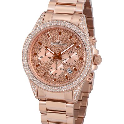 Jacques Lemans 1-2051B La Passion Chronograph Unisex Uhr Damen Jacques Lemans 1-2051B La Passion Chronograph Unisex Uhr Damen