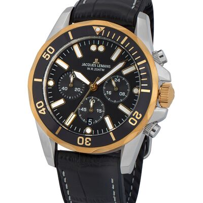 Jacques Lemans 1-2091D Liverpool Chronograph 43mm 20ATM Jacques Lemans 1-2091D Liverpool Chronograph 43mm 20ATM