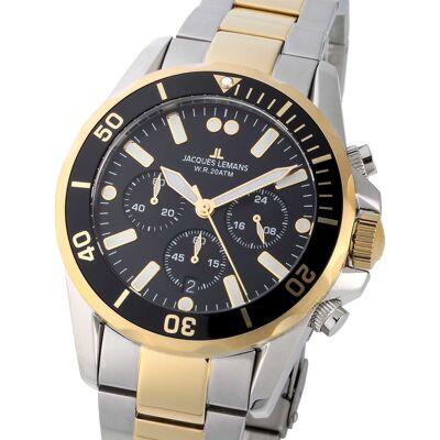 Jacques Lemans 1-2091I Liverpool Chronograph Herrenuhr 44mm 20ATM Jacques Lemans 1-2091I Liverpool Chronograph Herrenuhr 44mm 20ATM