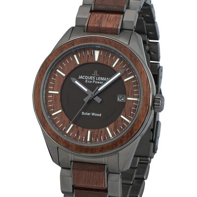 Jacques Lemans 1-2116I Eco Power Wood Herrenuhr 40mm 10ATM Jacques Lemans 1-2116I Eco Power Wood Herrenuhr 40mm 10ATM