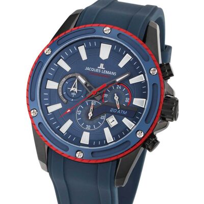Jacques Lemans 1-2141B Liverpool Chronograph Herrenuhr 48mm 20ATM Jacques Lemans 1-2141B Liverpool Chronograph Herrenuhr 48mm 20ATM