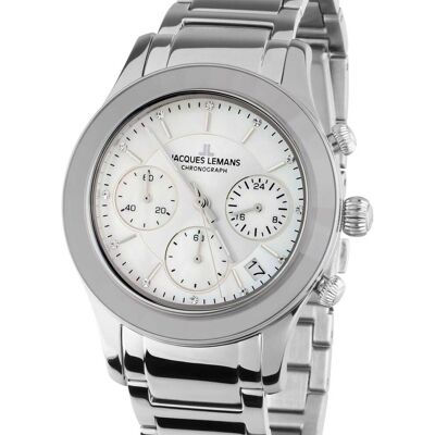 Jacques Lemans 1-2151F Venice Damenuhr Chronograph 38mm 5ATM Jacques Lemans 1-2151F Venice Damenuhr Chronograph 38mm 5ATM