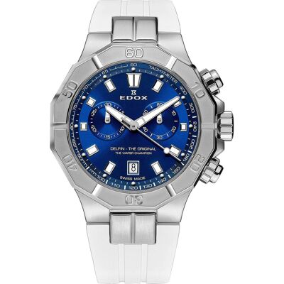 Edox 10113-3CAB-BUIN Delfin Chronograph Herrenuhr 43mm 20ATM Edox 10113-3CAB-BUIN Delfin Chronograph Herrenuhr 43mm 20ATM