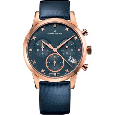 Claude Bernard 10231-37R-BUIPR1 Damenuhr Classic Chronograph 35mm 5ATM Claude Bernard 10231-37R-BUIPR1 Damenuhr Classic Chronograph 35mm 5ATM