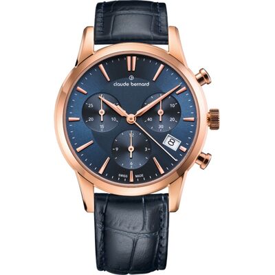Claude Bernard 10231-37R-BUIR Damenuhr Classic Chronograph 35mm 5ATM Claude Bernard 10231-37R-BUIR Damenuhr Classic Chronograph 35mm 5ATM