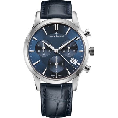 Claude Bernard 10231-3-BUIN Damenuhr Classic Chronograph 35mm 5ATM Claude Bernard 10231-3-BUIN Damenuhr Classic Chronograph 35mm 5ATM