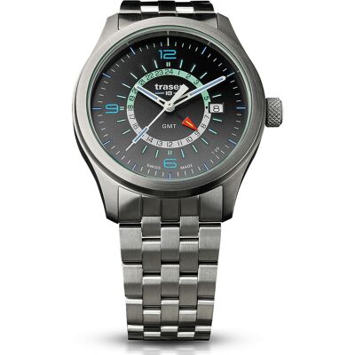 Traser H3 107232 P59 Aurora GMT Herrenuhr 42mm 10ATM Traser H3 107232 P59 Aurora GMT Herrenuhr 42mm 10ATM